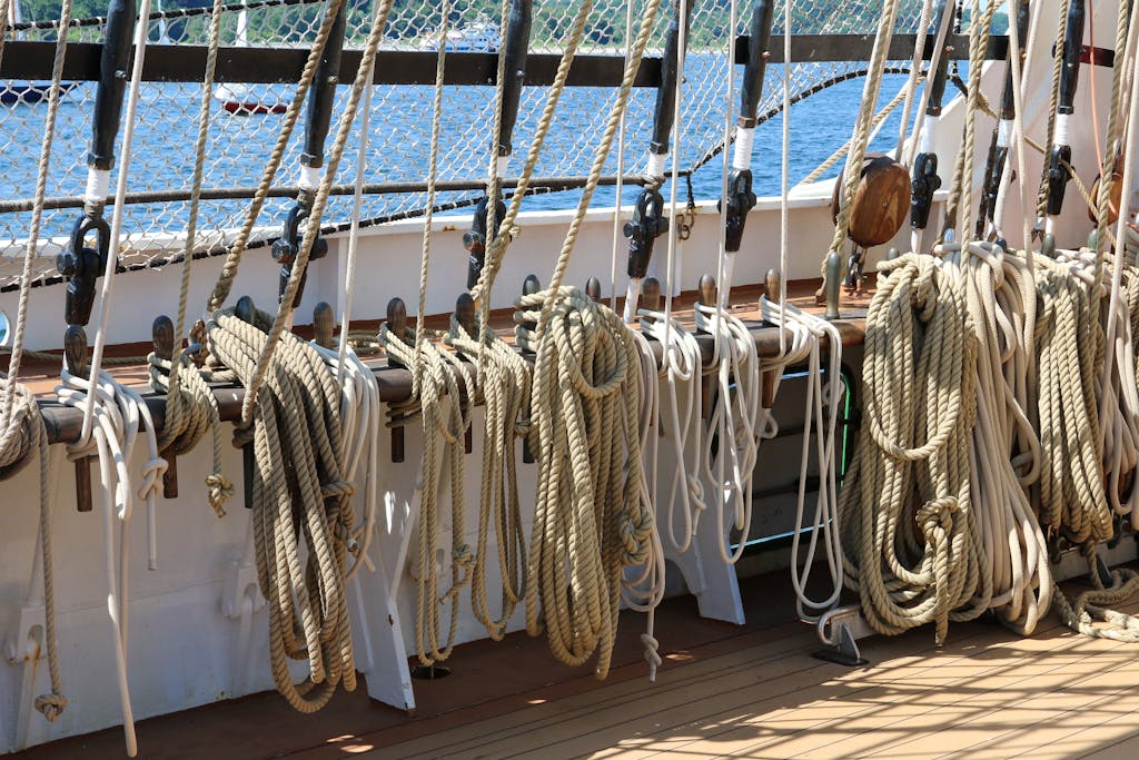 Ropes on the Boat